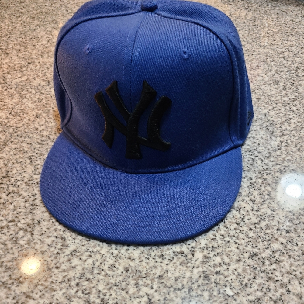Blue Yankees Fitted